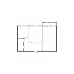 2-к квартира, вторичка, 44м2, 2/5 этаж