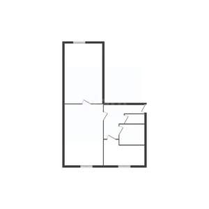 2-к квартира, вторичка, 44м2, 1/2 этаж