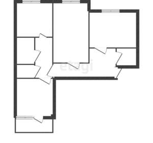 3-к квартира, вторичка, 63м2, 1/9 этаж
